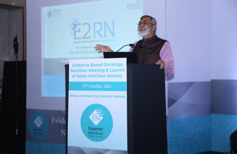Esperer’s Evidence Based Responsible Nutrition (E2RN)) focuses nutrition as multidisciplinary and complementary therapy; supports the launch of Asian Nutrition Society